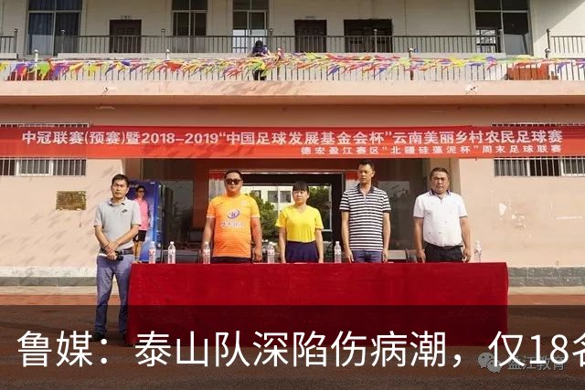鲁媒：泰山队深陷伤病潮，仅18名球员+4名门将参与赛前合练